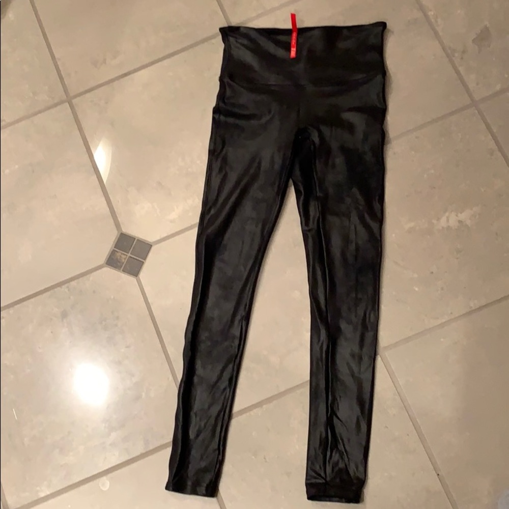 Spanx faux leather leggings